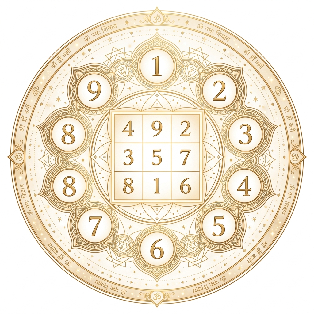 Vedic Numerology Wheel